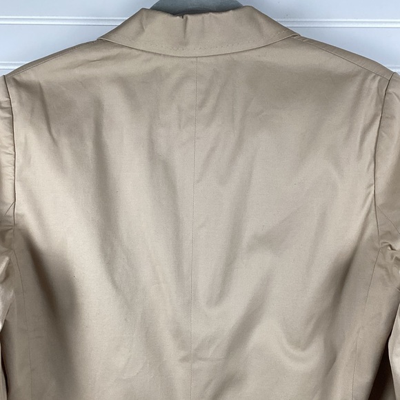 Banana Republic Tan Blazer Size 14 Cotton Blend - Picture 5 of 9